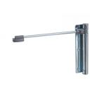 Доводчик дверной ALDEGHI LUIGI SpA правый, 170х39х225 мм, оцинкованная сталь, к-т: 1 шт + ключ с декоративными заглушками