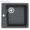 Мойка для кухни из литого мрамора AQUATON Парма квадратная графит 1A713032PM210