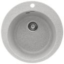 Врезная кухонная мойка 50х50см, Gerhans A04, матовое 19 серый