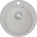 Мойка MIXLINE ml-gm13 круглая, ультра-белая (341), 495 мм (глуб. чаши 200) new 551895