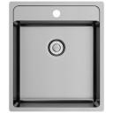 Врезная кухонная мойка 44х51см, OMOIKIRI Daisen 44 IN, матовое нержавеющая сталь