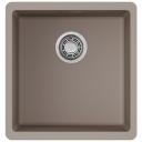 Врезная кухонная мойка 40х42см, OMOIKIRI Kata 40-U, матовое бежевый