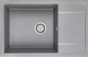 Мойка кухонная Paulmark Flugen 60 PM317850-GRM серый металлик