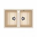 Мойка кухонная Ulgran U-608-328, бежевый
