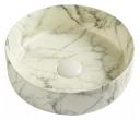 Накладная раковина Azario 34.6 см мрамор матовый (AZ-3134-ST SP)