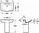 Раковина подвесная Roca Senso 327512000 белый