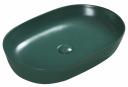 Накладная раковина SantiLine SL-1017G зеленая матовая
