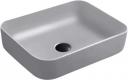 Накладная раковина SantiLine SL-1051MG серая матовая
