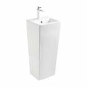 Напольная керамическая раковина Керамическая напольная раковина-моноблок Santi Line SL-4010