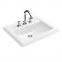 Раковина встраиваемая сверху Villeroy & Boch Hommage 7102 A1 R1 (7102A1R1) CeramicPlus (630х525 мм)