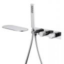 Встраиваемый смеситель для душа и ванны Abber Rund AF8731 С ВНУТРЕННЕЙ ЧАСТЬЮ, хром