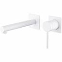 Смеситель для раковины Abber Emotion AF8812W С ВНУТРЕННЕЙ ЧАСТЬЮ, матовый белый