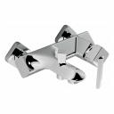 Смеситель для ванны и душа BELBAGNO CRYSTAL хром CRY-VASM-CRM