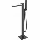 Напольный смеситель для ванны BelBagno LUCE LUC-FMT-NERO