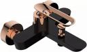 Смеситель для ванны с душем Bien Hermes BB01009406 черный, розовое золото