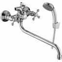 Универсальный двуручный смеситель для ванны decoroom DR54045