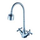 Смеситель Diadonna (Диадона) для кухни с гибким изливом D80-748314 хром