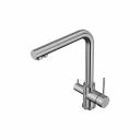 Однорычажный смеситель для кухни для фильтра Смеситель для кухни Elghansa однорычажный, для фильтра, с боковым переключателем 56A5216-Steel