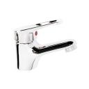 Смеситель для раковины «Эверест» B10-028, однорычажный, короткий излив, хром