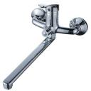 Смеситель для ванны с душем с длинным изливом, кран в ванную, Эверест