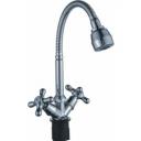 Смеситель Эверест (Everest) для кухни с гибким изливом хром B58-340M