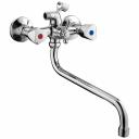 Смеситель с длинным изливом для ванны Fashun A2211 хром