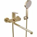 Смеситель сочетает в себе современные технологии и универсальный современный дизайн. Превосходно дополнит любой интерьер ванной комнаты. Изготовлен из качественной латуни, что сводит к минимуму риск образования внутренней коррозии.Керамический картридж 35 мм обеспечивает точную настройку температуры и напора воды.Полировка и последующая гальванизация смесителя делает его поверхность максимально крепкой, защищает изделие от воздействий внешней среды и механических повреждений.