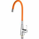 Смеситель для кухни Fashun A4153+B02 хром, оранжевый