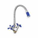 Смеситель для кухни Fashun A43127-11 хром, синий