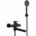 Смеситель для ванны Frap черный матовый