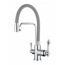 Смеситель Ganzer (Ганзер) под фильтр серый, хром GZ77025-H