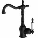 Смеситель для раковины GPD Retro черный матовый