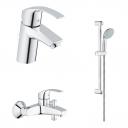 Комплект смесителей Grohe Eurosmart 124446 (123570)