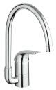 Смеситель однорычажный для мойки, Grohe Euroeco 32752 000 (32752000) хром