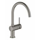 Смеситель для кухни GROHE Minta однорычажный, темный графит матовый (32917AL0)