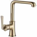 Смеситель для кухонной мойки Haiba HB70181-5 с возможностью подключения фильтра золото