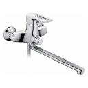 смеситель для ванны LEDEME L2202B-25 длинный излив хром