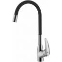 Смеситель Lemark Linara LM0415C-Black для кухни с гибким изливом