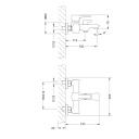 Смеситель для ванны LEMARK Evitta (LM0514C) с душевым набором