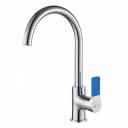 Смеситель Lemark Aura LM0605C для кухни с высоким поворотным изливом, хром