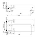 Смеситель для ванны LEMARK серия Benefit LM2512C