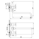 Смеситель для душа LEMARK серия Benefit LM2551C, с аксессуарами