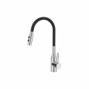 Смеситель для кухни Milardo с гибким изливом и душевой насадкой, глянцевый хром M01SB2FM05