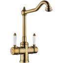 Смеситель Omoikiri Tottori-AB латунь/античная латунь