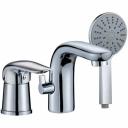 Однозахватный смеситель для ванны с фиксированным изливом и душевым набором Orange предназначен для установки на борт ванны. Корпус выполнен из высококачественной латуни, не подверженной коррозии от длительного контакта с водой. Глянцевая хромированная поверхность служит защитой от коррозии и внешних механических воздействий. Фирменный керамический картридж Orange и эргономичный рычаг обеспечивают плавный уверенный ход без проскальзываний. Переключение между режимами душ/ванна осуществляется с помощью поворотного дивертора. В комплекте душевой набор: душевая лейка d120 мм (5 режимов), шланг в металлической оплетке 1500 мм (с защитой от перекручивания).