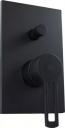 Смеситель для ванны с душем Paffoni Ringo RIN015NO/M черный матовый
