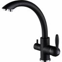 Смеситель для кухни Paulmark ESSEN, черный, Es213001-BLM