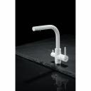 Смеситель для кухни Paulmark ESSEN, белый матовый, Es213011-WH