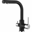 Смеситель для кухни Paulmark ESSEN, черный, Es213011-BLM