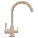 Смеситель для раковины (умывальника) Polygran Элара Дуо песочный